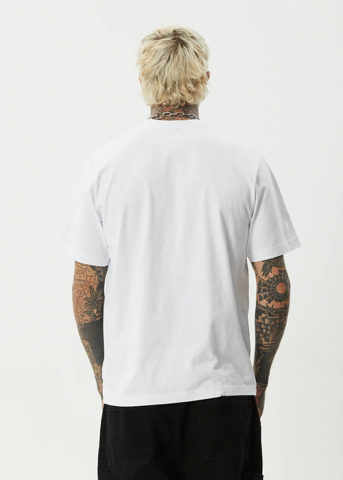 Afends My Tribe Recycled Heavyweight Retro T-Shirt - White