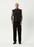Afends Mix Up Recycled Sleeveless T-Shirt - Stone Black