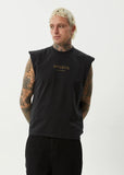 Afends Mix Up Recycled Sleeveless T-Shirt - Stone Black