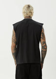 Afends Mix Up Recycled Sleeveless T-Shirt - Stone Black