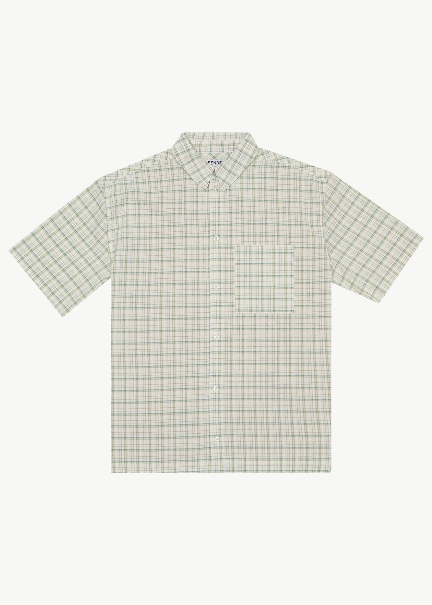 Afends Legacy Organic Short Sleeve Shirt Boa Check