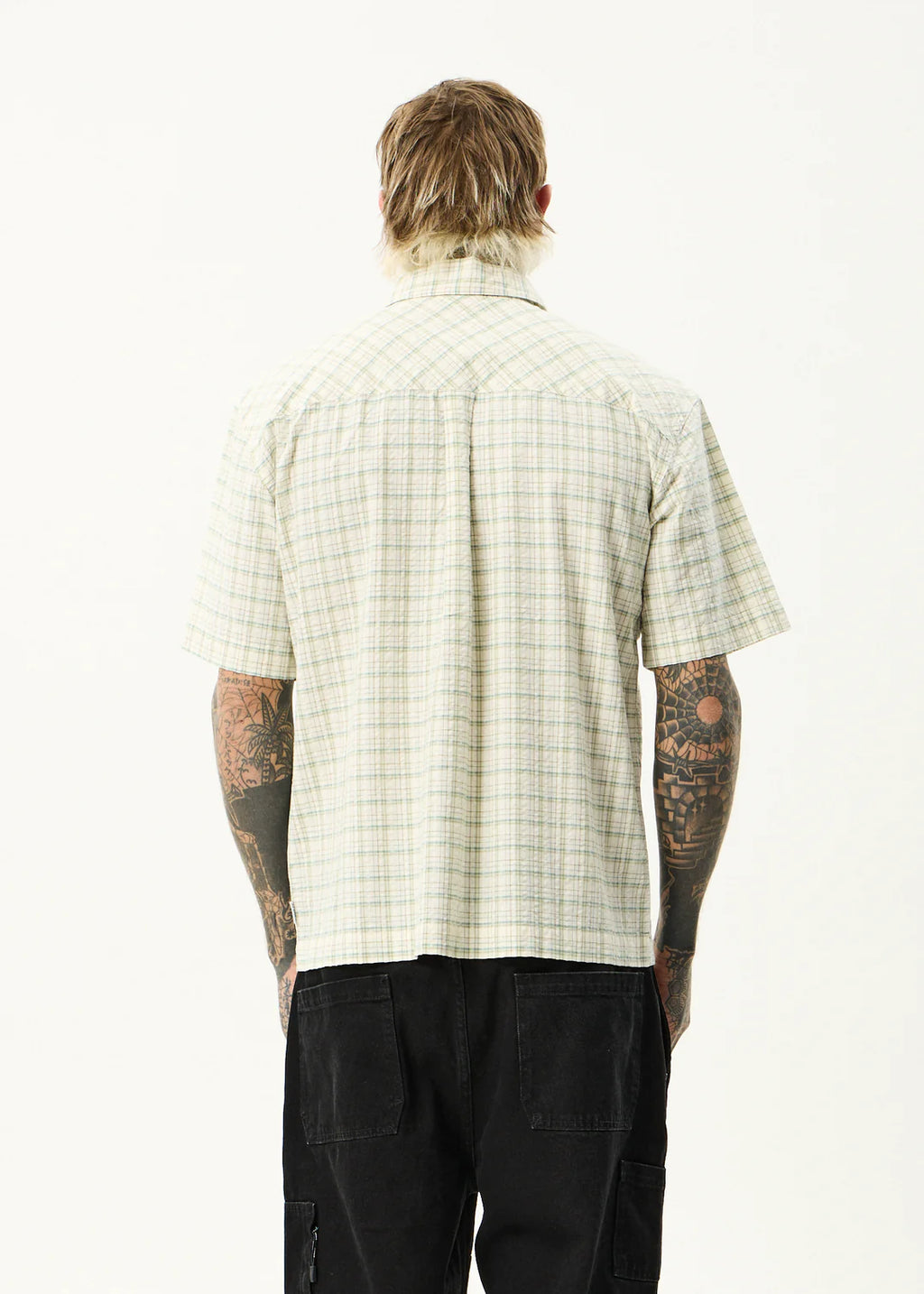 Afends Legacy Organic Short Sleeve Shirt Boa Check