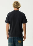 Afends Painter Recycled Retro Fit Tee - Stone Black