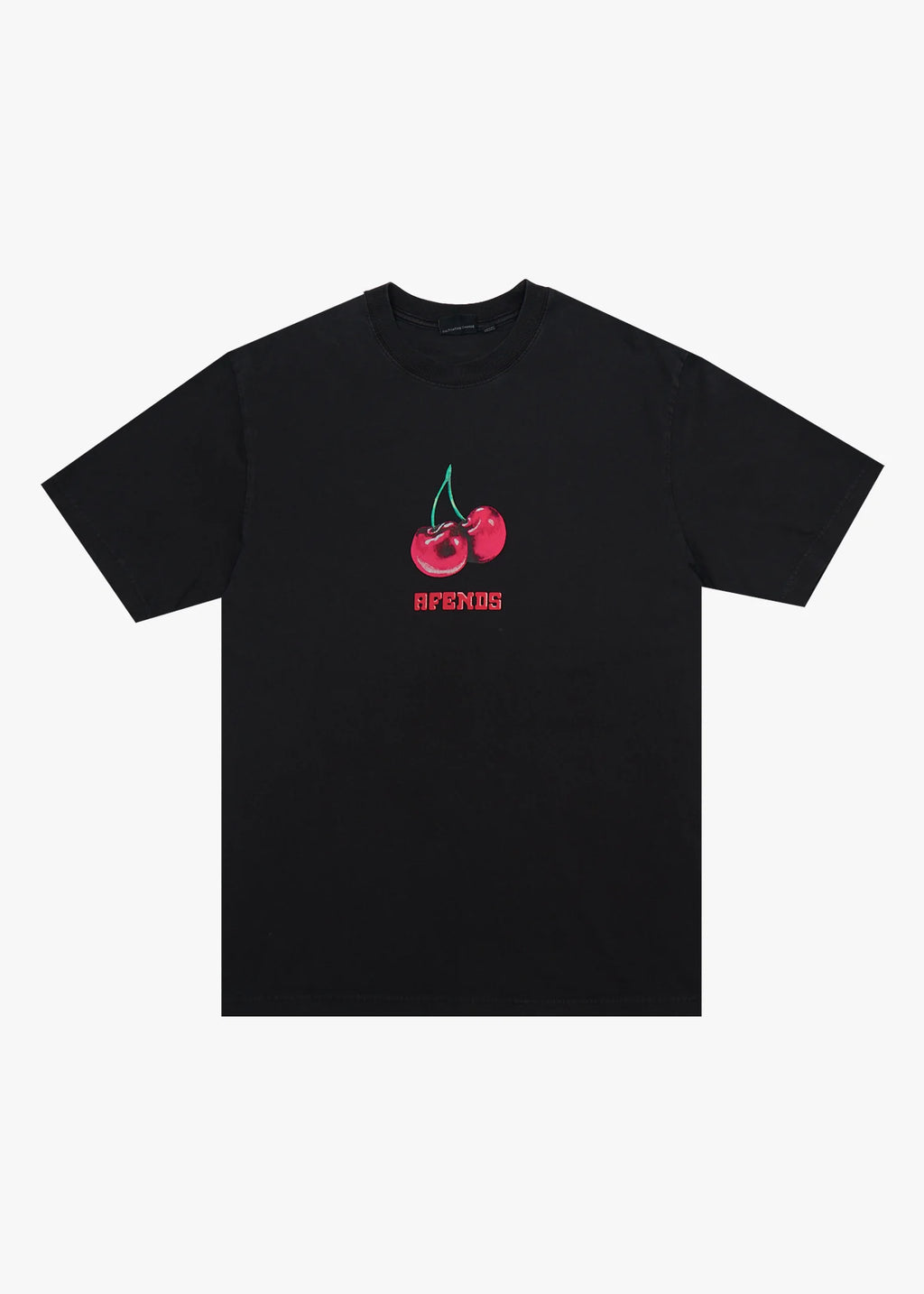 Afends Abiza Recycled Retro Fit Tee Stone Black