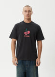Afends Abiza Recycled Retro Fit Tee Stone Black