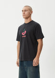 Afends Abiza Recycled Retro Fit Tee Stone Black
