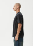 Afends Abiza Recycled Retro Fit Tee Stone Black