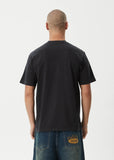 Afends Abiza Recycled Retro Fit Tee Stone Black
