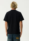 Afends Flame On Recycled Boxy Fit Tee - Black