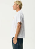 Afends Flame On Recycled Boxy Fit Tee - White