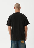 Afends Ballz Recycled Heavyweight Boxy Fit Tee - Black