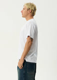 Afends Wiped Out Hemp Boxy Fit Tee - White