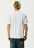 Afends Wiped Out Hemp Boxy Fit Tee - White