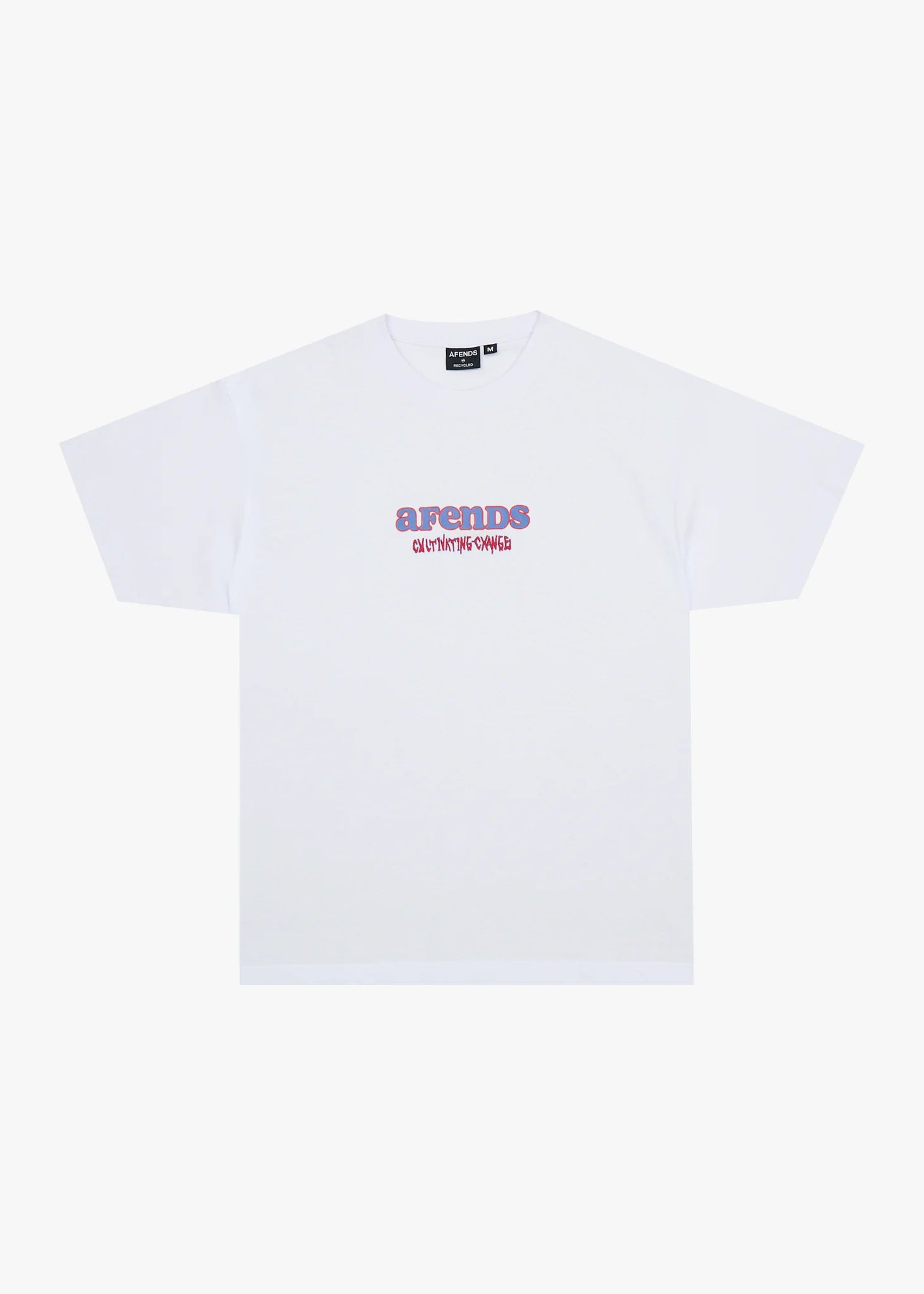 Afends Simple Times Recycled Boxy Fit Tee - White