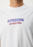 Afends Simple Times Recycled Boxy Fit Tee - White
