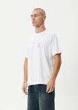 Afends Skeletor  Recycled Boxy Fit Tee White