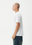 Afends Skeletor  Recycled Boxy Fit Tee White