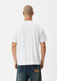 Afends Skeletor  Recycled Boxy Fit Tee White