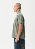 Afends Skeletor Recycled Boxy Fit Tee Washed Sycamore