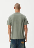 Afends Skeletor Recycled Boxy Fit Tee Washed Sycamore