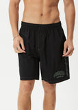 Afends Flame On Recycled Baywatch Short 18 Inch - Black