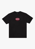 Afends Destroyed Recycled Retro Fit Tee Stone Black