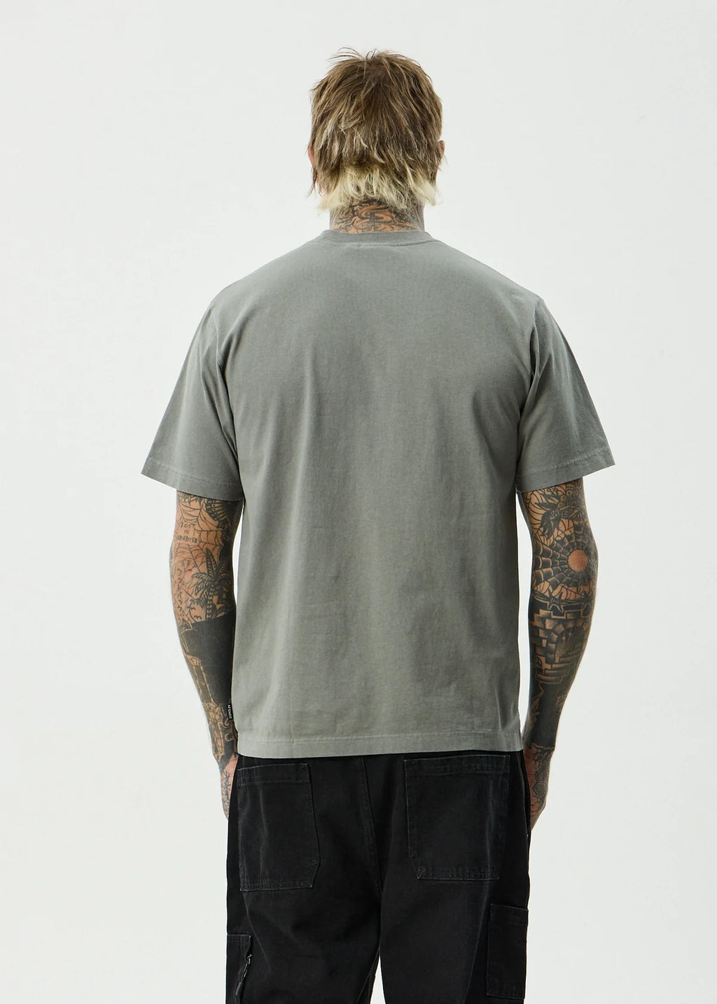 Afends Angel Boy Recycled Retro Fit Tee Washed Sycamore
