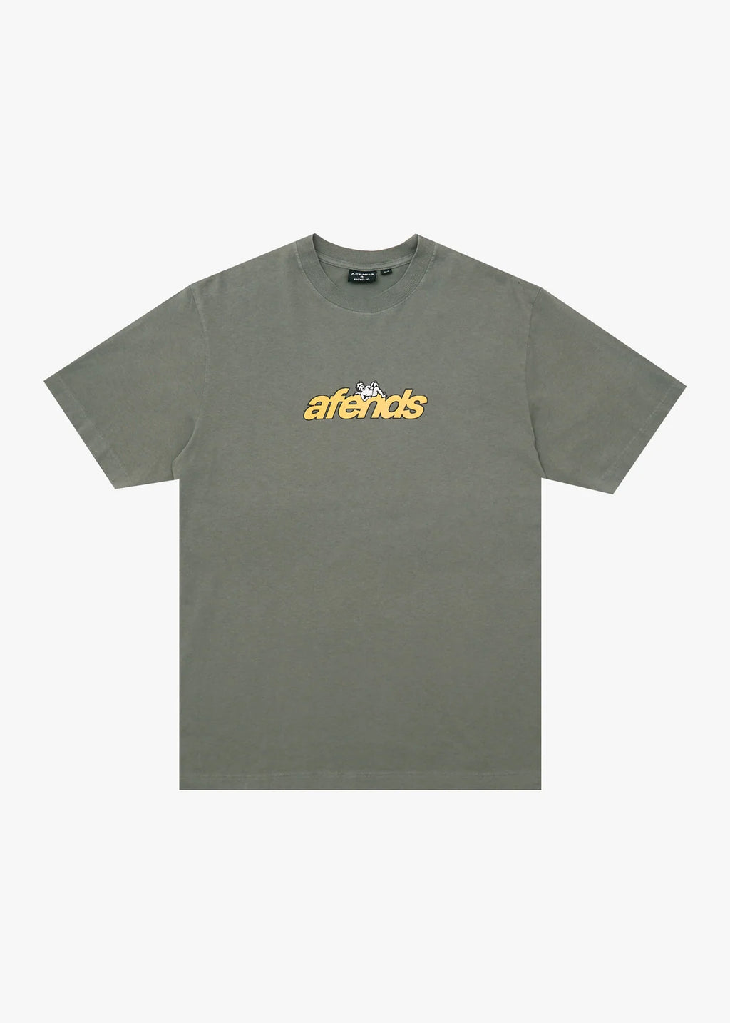 Afends Angel Boy Recycled Retro Fit Tee Washed Sycamore