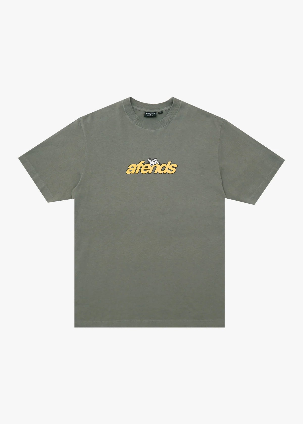 Afends Angel Boy Recycled Retro Fit Tee Washed Sycamore