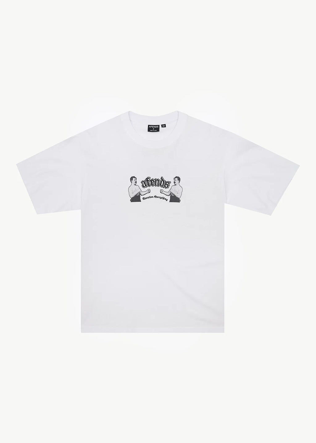 Afends Stick Em Up Recycled Boxy Tee - White