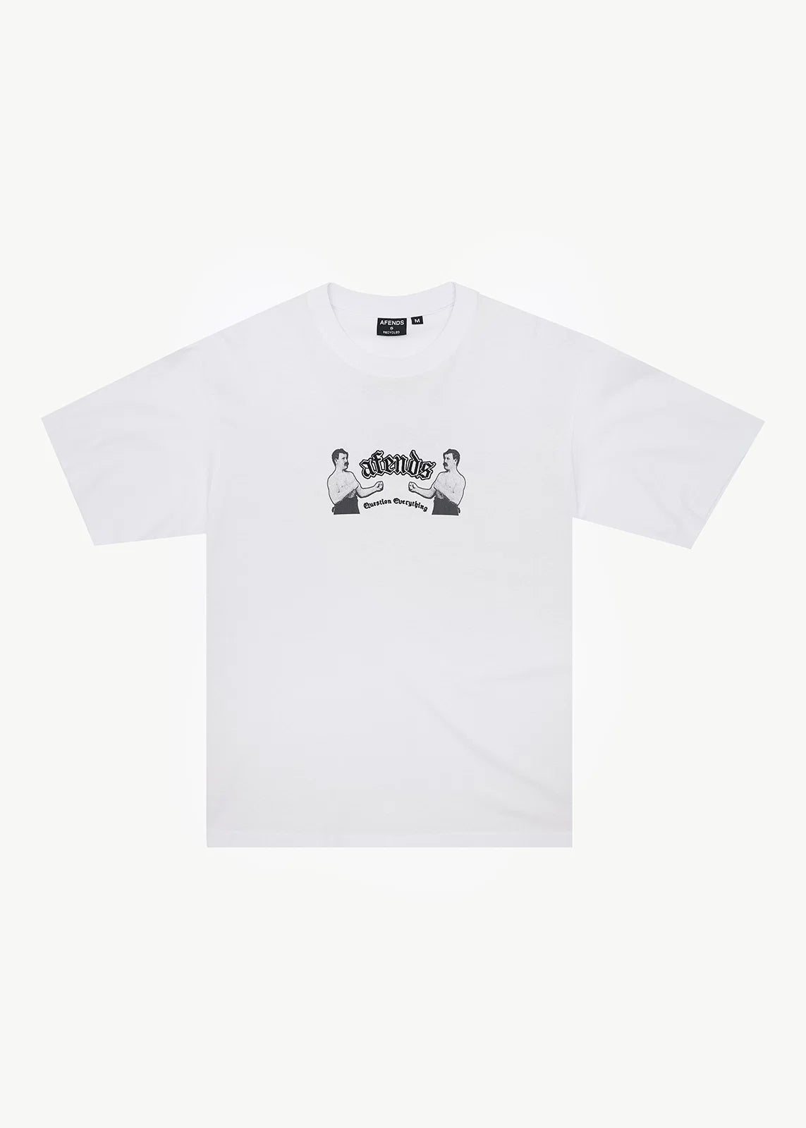 Afends Stick Em Up Recycled Boxy Tee - White