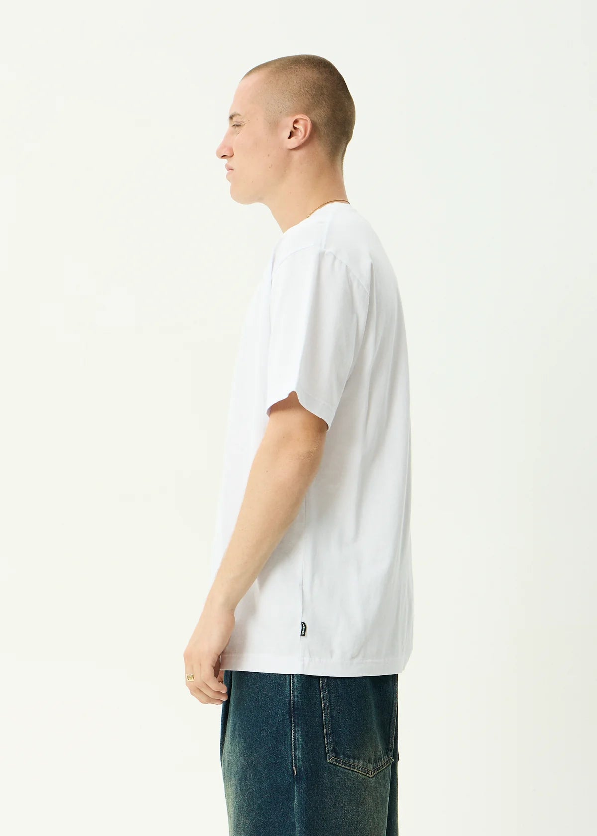 Afends Camp Fire Recycled Boxy Tee - White