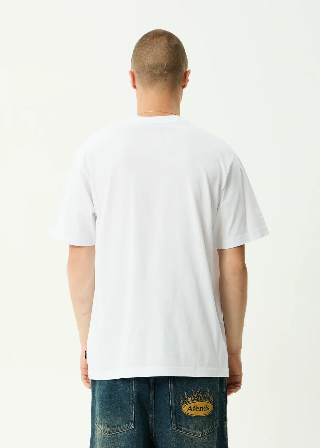 Afends Camp Fire Recycled Boxy Tee - White