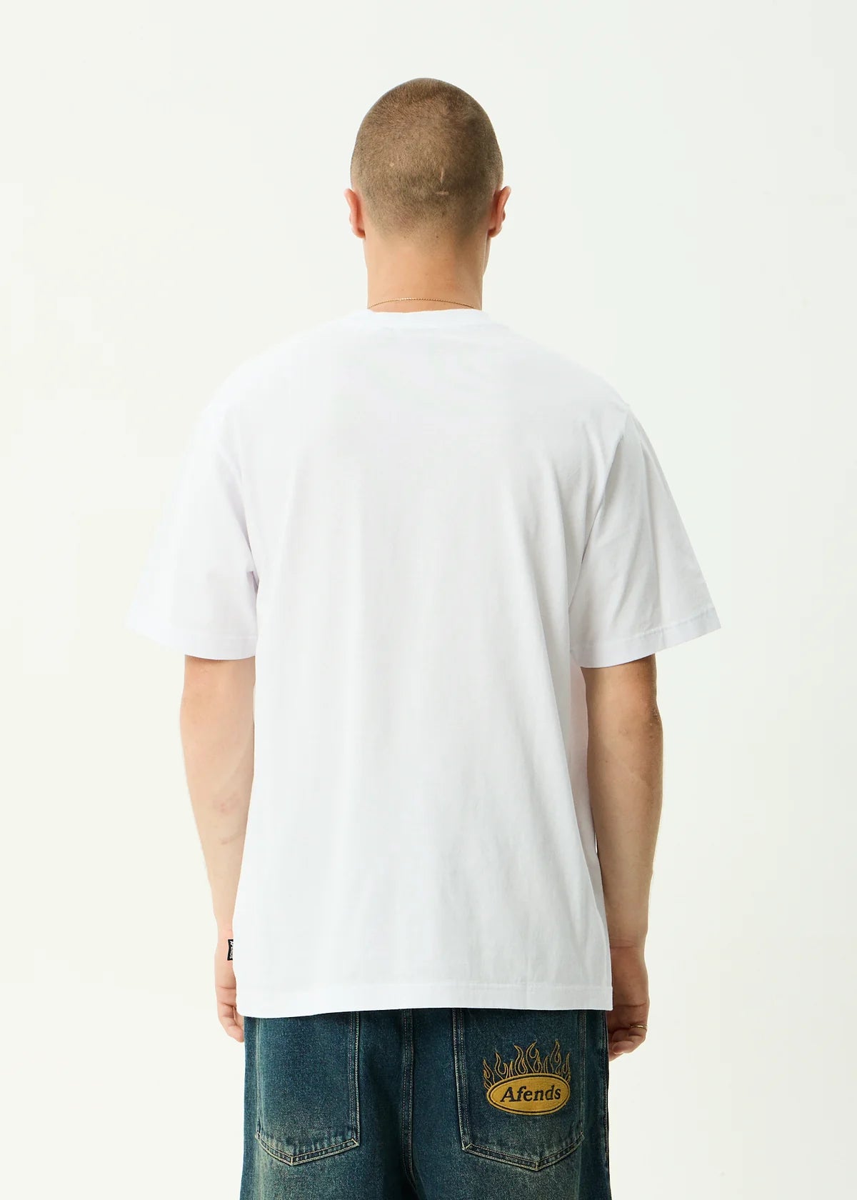 Afends Camp Fire Recycled Boxy Tee - White