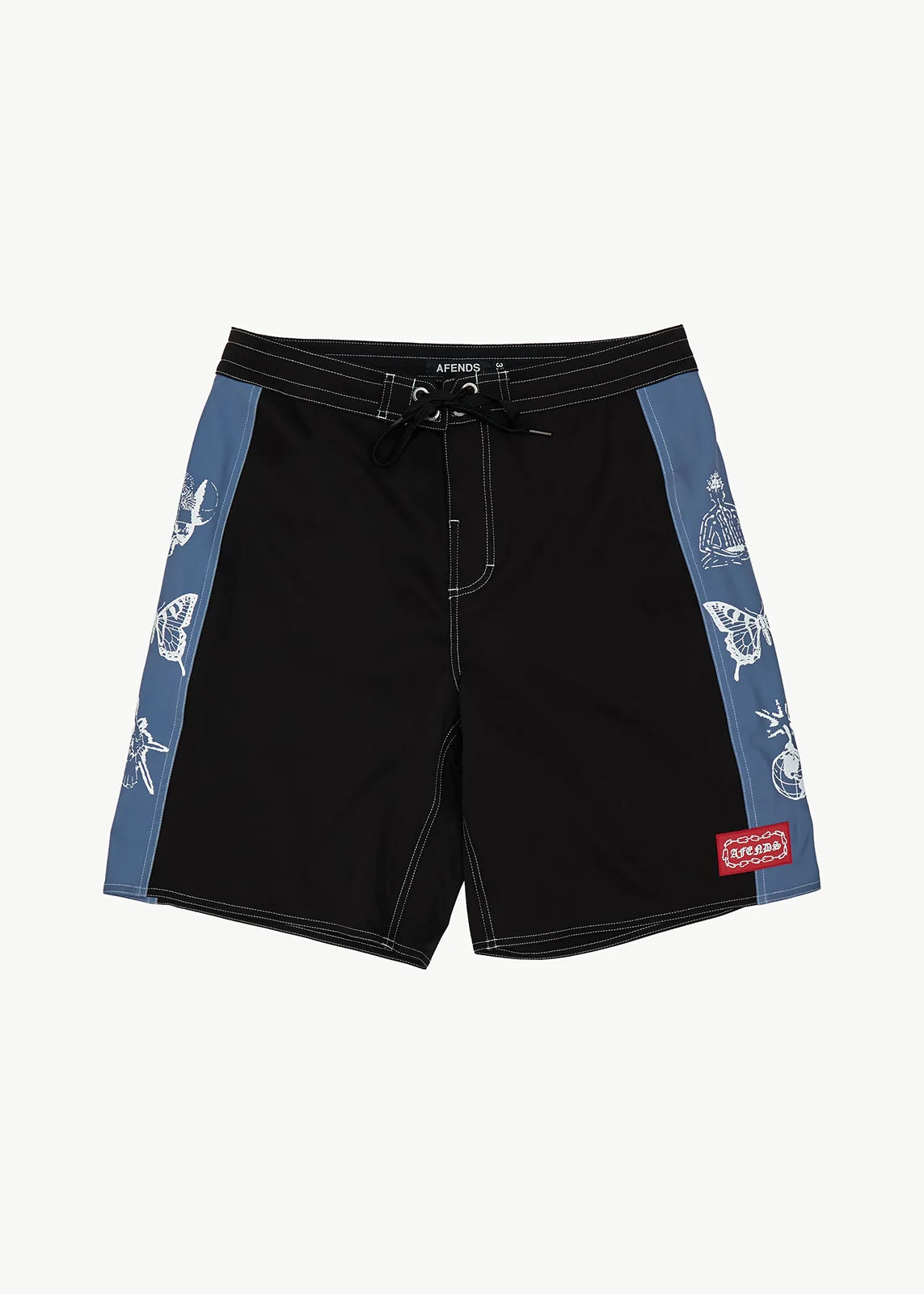Afends Spiritual Recycled Surf Related V2 Boardshort 20 Inch - Black