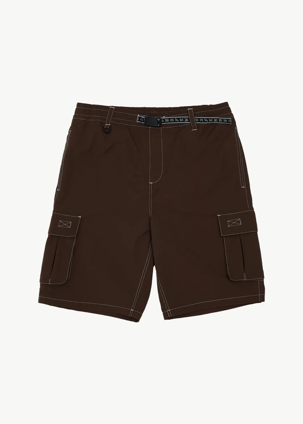 Afends Equipment Recycled Cargo Short 22 Inch - Coffee