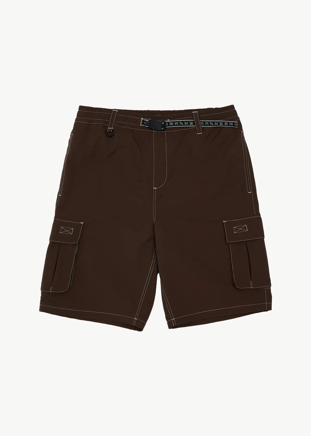 Afends Equipment Recycled Cargo Short 22 Inch - Coffee