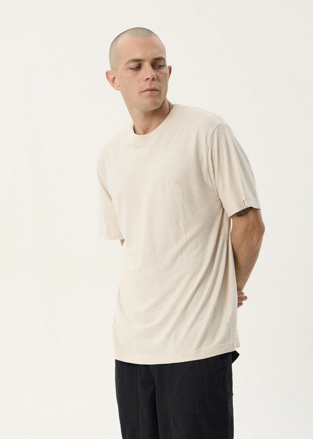 Afends Classic Retro Tee - Moonbeam