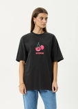 Afends Abiza Recycled Retro Fit Tee Stone Black