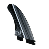 FCS II MF Glass Fibre Fusion Smoke/White Large Tri Retail Fins