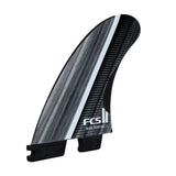 FCS II MF Glass Fibre Fusion Smoke/White Large Tri Retail Fins