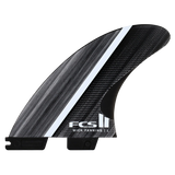 FCS II MF Glass Fibre Fusion Smoke/White Large Tri Retail Fins