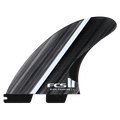 FCS II MF Glass Fibre Fusion Smoke/White Medium Tri Retail Fins