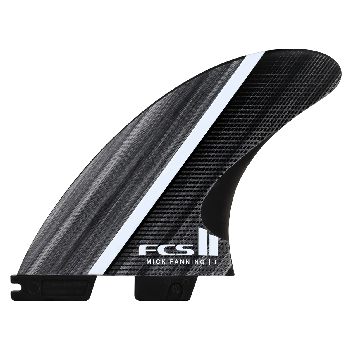 FCS II MF Glass Fibre Fusion Smoke/White Medium Tri Retail Fins