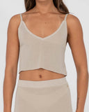 Ophelia Relaxed Knit Cropped Cami