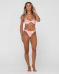 Rio Hibiscus Printed Balconette Bikini Top