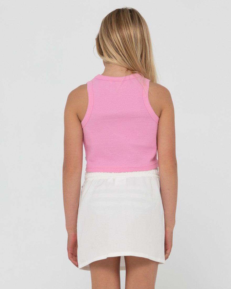 Rusty Island Life Graphic Racer Tank Girls