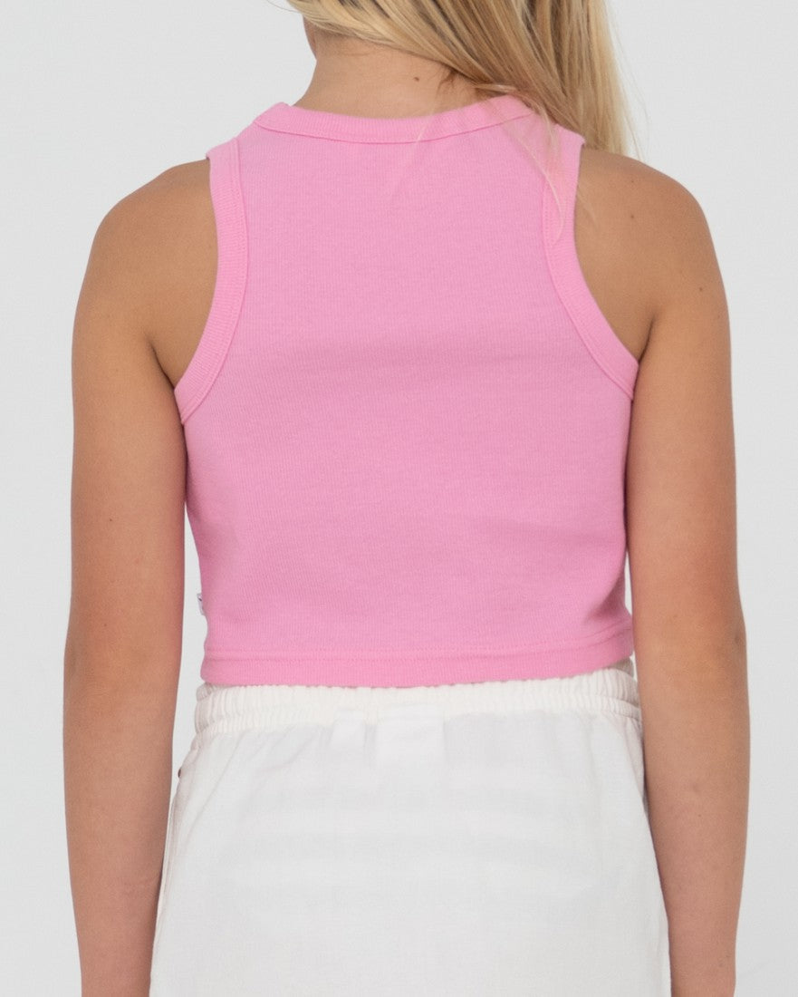 Rusty Island Life Graphic Racer Tank Girls