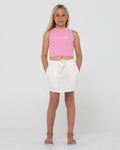 Rusty Island Life Graphic Racer Tank Girls