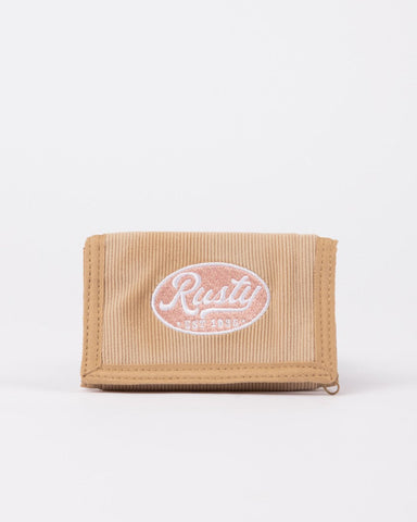 Pit Stop Tri Fold Embroidered Cord Wallet